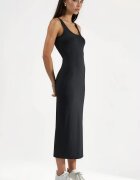 HiCCUP Rochie Bodycon Черна Полиестер