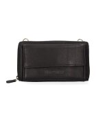 Hill Burry Кожен портфейл 37611 с преден джоб с капаче