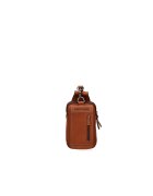 Hill Burry Кожена чанта с джоб с капаче