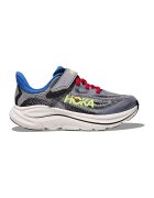Hoka Обувки за бягане Clifton 10 с велкро - Кралско Синьо/Сив