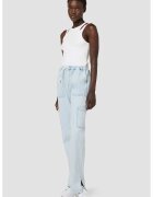Hudson Straight Cargo Jeans With Elasticated Waist - Син