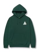 Huf Суитшърт Discover - памук/полиестер - с качулка - дълъг ръкав - зелен