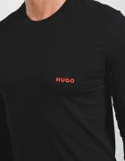 HUGO Блуза с овално деколте - 3 броя Черен