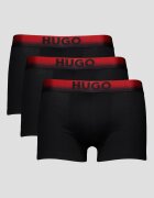 HUGO Боксерки с лого 3 чифта Червен/Черен