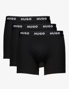 HUGO Боксерки с памук - 3 чифта Черен/Избеляло черно