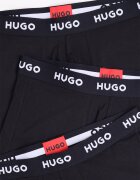 HUGO Боксерки с памук - 3 чифта Черен/Избеляло черно