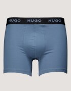 HUGO Боксерки с памук - 3 чифта Син/Черен