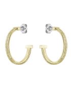 HUGO BOSS Дамски обеци 1580483 - неръждаема стомана - златисти - 2.5 см