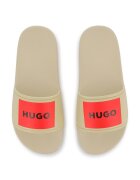 HUGO Чехли с лого Червен/Светло бежово