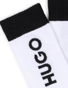 HUGO Дълги чорапи 2 чифта Бял