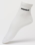 HUGO Дълги чорапи с памук - 3 чифта Бял/Черен/Кафяв