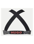 HUGO Дамски горнище за бански черно/бяло