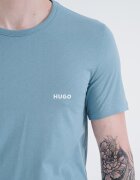 HUGO Домашна памучна тениска - 3 броя Бял/Сив/Син