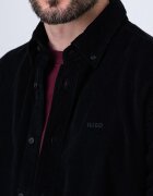 HUGO Джинсова риза Epazo Черен