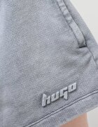 HUGO Къс панталон с връзка Пепеляво сиво