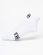 HUGO Къси чорапи с лого - 2 чифта Бял