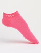 HUGO Къси чорапи с памук - 3 чифта Бял/Розово