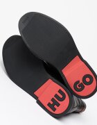 HUGO Кожени боти Lenner с връзки Тъмнокафяв