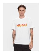HUGO Мъжка тениска /червен - памук