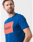 HUGO Тениска Dulive със стандартна кройка и лого