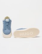 HUGO Велурени спортни обувки Lyzz Прашно синьо