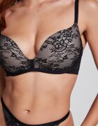 Hunkemoller Дантелен подплатен сутиен Черен