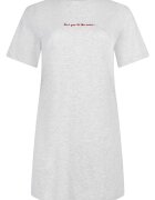 Hunkemoller Нощница Moon с памук Светлосив меланж