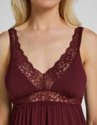 Hunkemoller Нощница с дантела Тъмно бордо