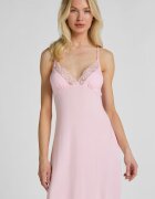 Hunkemoller Шпиц нощница с дантела Светлорозов