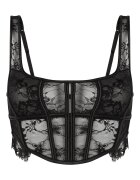 Hunkemoller Сутиен Julia с дантела Черен