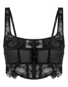 Hunkemoller Сутиен Julia с дантела Черен