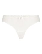 Hunkemoller Танга Lola с дантела Бял