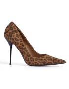 Il Passo Eda Animal Print Suede Shoes