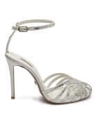 Il Passo Vera Leather Sandals With Rhinestones Applications