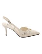 Il Passo Veta Leather Pointy Shoes - Крем