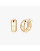 INDIRA Обеци от жълто злато Bold Maxi Hoops