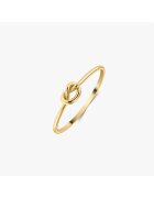 INDIRA Пръстен от жълто злато Knot