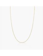 INDIRA Сребърна верижка Golden Simple