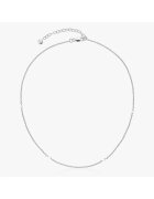 INDIRA Сребърно колие Tiny Pearls