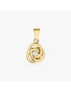 INDIRA Висулка от злато Eternal Knot