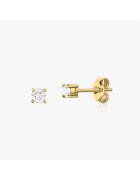 INDIRA Златни обеци Timeless 0.2 CT