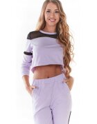 InfiniteYou Дамска блуза - памук - лилава -