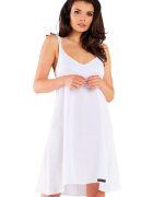 InfiniteYou Рокля M261 - Памук - Бяла