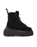 Inuikii Дамски боти - Black Matilda - естествена кожа - черни