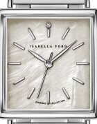 Isabella Ford Часовник от неръждамеа стомана с диамант