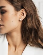Isabella Ford Обеци от неръждаема стомана с черупкови перли