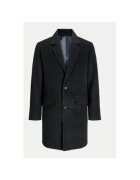 Jack and Jones Мъжко палто 304370373 Полиестер/Акрил Черно Черен