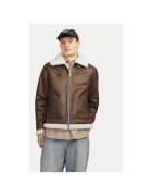 Jack and Jones Мъжко яке - 304516788 - Екокожа -