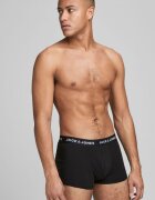 Jack & Jones Боксерки с лого на талията - 10 чифта Бял/Черен