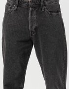 Jack & Jones Дънки със свободна кройка и ниска талия Избеляло черно